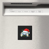 Video Game Controller Christmas Santa Hat Gamer Bo Magnet (In Situ (Geschirrspüler))