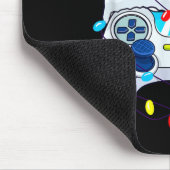 Video Game Controller Christmas Santa Hat Gamer Bo Mousepad (Ecke)