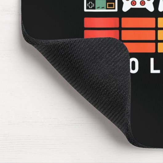 Video Game Controller Evolution 80s 90s Retro Gami Mousepad (Ecke)