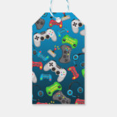 Video Game Controller Gamer Birthday Party - Gefal Geschenkanhänger (Rückseite)