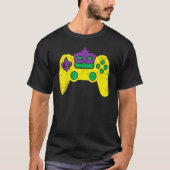 Video Game Controller Gamer E-Sports Mardi Gras Ca T-Shirt (Vorderseite)