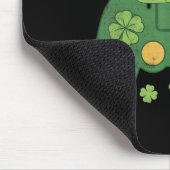 Video Game Controller Irish Gamer Boys Happy St Pa Mousepad (Ecke)