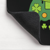 Video Game Controller Irish Gamer Boys Happy St Pa Mousepad (Ecke)