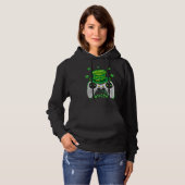 Video Game Controller Irish Gamer Boys St Patricks Hoodie (Vorne ganz)