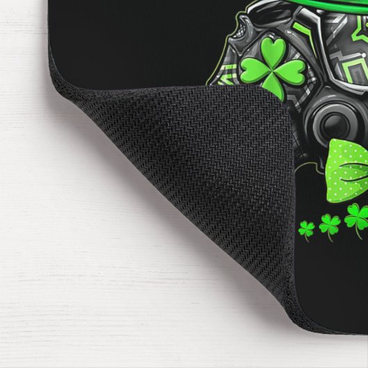Video Game Controller Irish Gamer Boys St Patricks Mousepad (Ecke)
