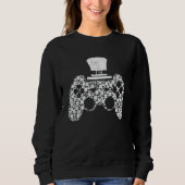 Video Game Controller Irish Gamer Boys St Patricks Sweatshirt (Vorderseite)