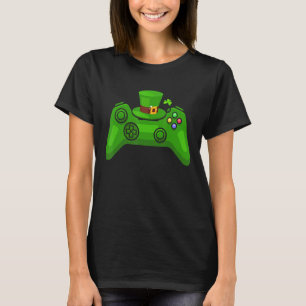 Video Game Controller Irish Gamer Boys St Patricks T-Shirt