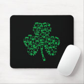 Video Game Controller Kleeblatt Irish Gamer St Pat Mousepad (Mit Mouse)