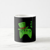 Video-Game-Controller-Kleeblatt St Patricks Day Ga Kaffeetasse (Mittel)
