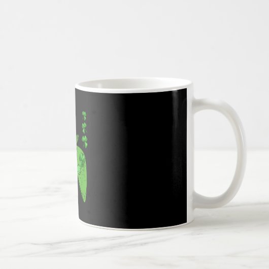 Video-Game-Controller-Kleeblatt St Patricks Day Ga Kaffeetasse (Rechts)