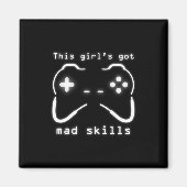 Video Game Controller Magnet von Girl's Got Mad Sk (Vorne)