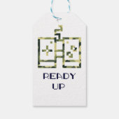 Video Game Controller Ready Up Gamer Geschenkanhänger (Rückseite)