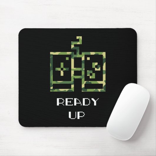 Video Game Controller Ready Up Gamer Mousepad (Mit Mouse)