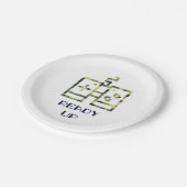 Video Game Controller Ready Up Gamer Pappteller (Schrägansicht)