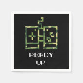 Video Game Controller Ready Up Gamer Serviette (Vorderseite)