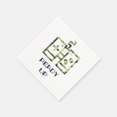 Video Game Controller Ready Up Gamer Serviette (Ecke)