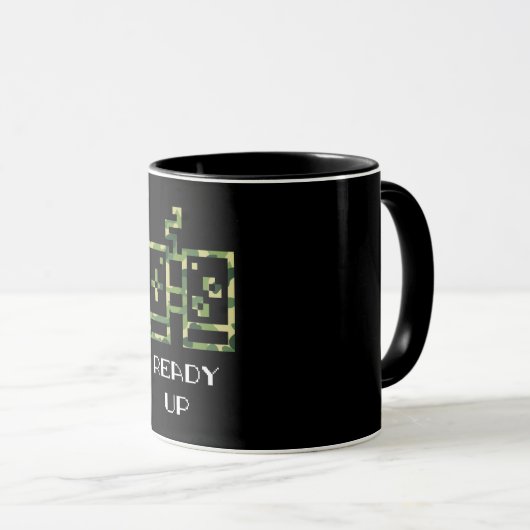 Video Game Controller Ready Up Gamer Tasse (VorderseiteRechts)
