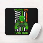 Video Game Controller St Patricks Kleeblatt Irish Mousepad (Mit Mouse)