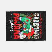 Video Game Controller This Is My Christmas Pajama Fleecedecke (Vorderseite (Horizontal))