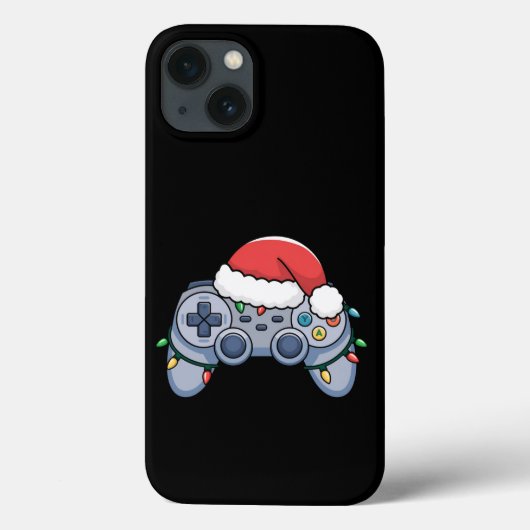 Video Game Controller Weihnachts-Weihnachtsmannmüt Case-Mate iPhone Hülle (Rückseite)