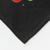 Video Game Controller Weihnachts-Weihnachtsmannmüt Fleecedecke (Ecke)