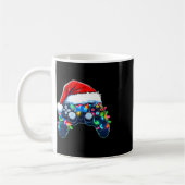 Video Game Controller Weihnachts-Weihnachtsmannmüt Kaffeetasse (Links)