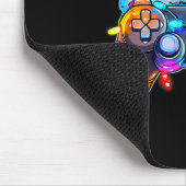 Video Game Controller Weihnachts-Weihnachtsmannmüt Mousepad (Ecke)
