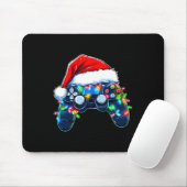 Video Game Controller Weihnachts-Weihnachtsmannmüt Mousepad (Mit Mouse)