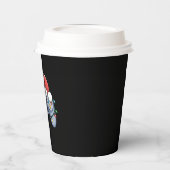 Video Game Controller Weihnachts-Weihnachtsmannmüt Pappbecher (Links)