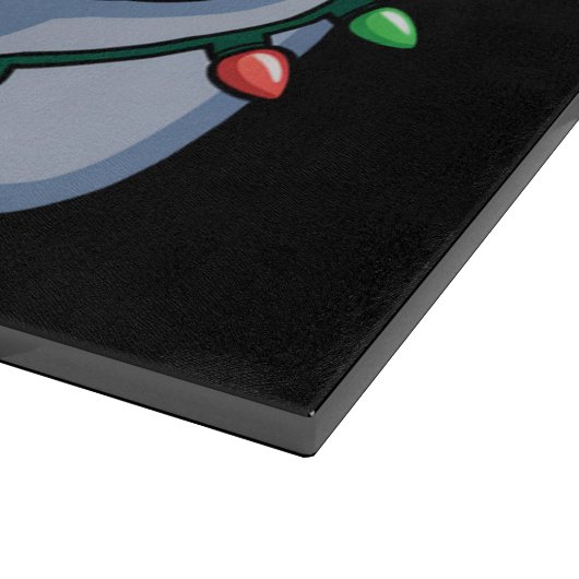 Video Game Controller Weihnachts-Weihnachtsmannmüt Schneidebrett (Ecke)