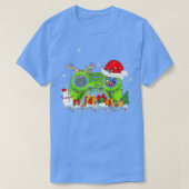Video Game Controller Weihnachts-Weihnachtsmannmüt T-Shirt (Design vorne)