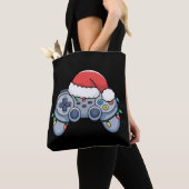 Video Game Controller Weihnachts-Weihnachtsmannmüt Tasche (Von Nahem)