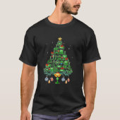 Video Game Controller Weihnachtsbaum für Gamer T-Shirt (Vorderseite)