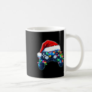 Video Game Controller Weihnachtsmann Mütze Gamer B Kaffeetasse