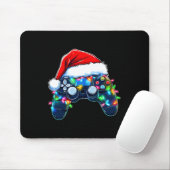 Video Game Controller Weihnachtsmann Mütze Gamer B Mousepad (Mit Mouse)