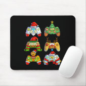 Video Game Controller Weihnachtsmannmütze Weihnach Mousepad (Mit Mouse)