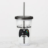 Video Game Custom Acryltrinkbecher (Vorderseite)