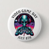 Video Game Day 8. Juli Button (Vorderseite)