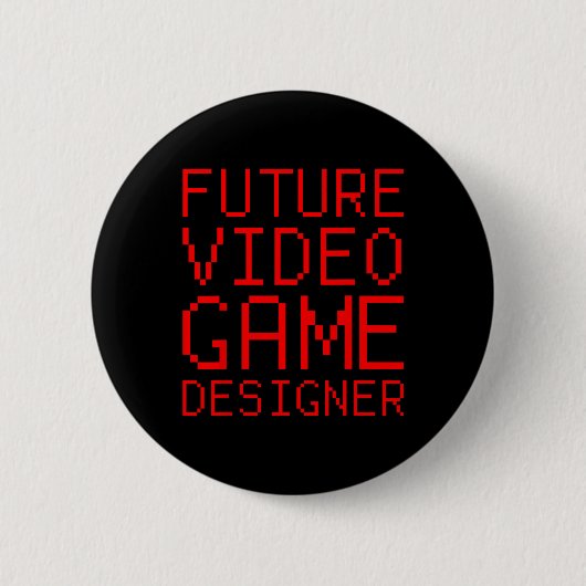 Video Game Designer Kid Button (Vorderseite)