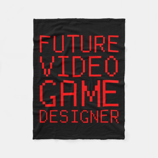 Video Game Designer Kid Fleecedecke (Vorderseite)
