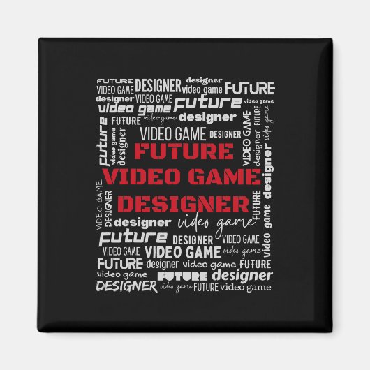 Video Game Developer Future Video Game Designer Magnet (Vorne)