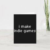 Video Game Developer Indie Game Developer Karte (Vorderseite)