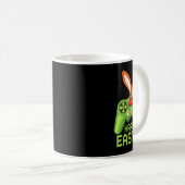 Video Game Easter Bunny Gaming Controller Gamer Bo Kaffeetasse (VorderseiteRechts)