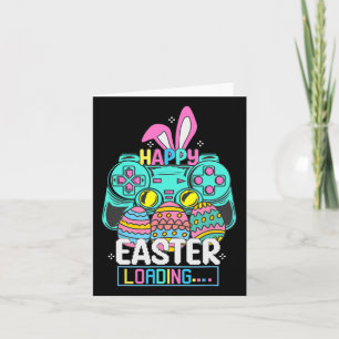 Video Game Easter Bunny Gaming Controller Gamer Bo Karte