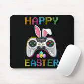 Video Game Easter Bunny Gaming Controller Gamer Bo Mousepad (Mit Mouse)