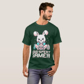 Video Game Easter Bunny Gaming Controller Gamer Bo T-Shirt (Vorne ganz)
