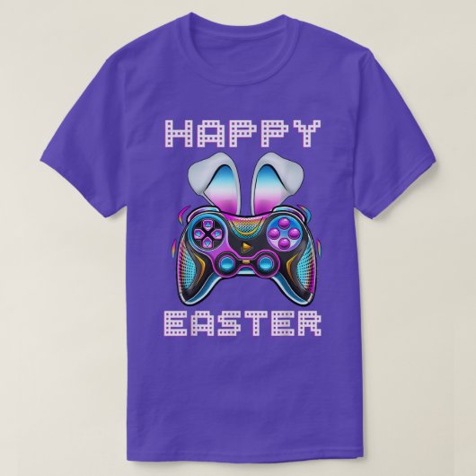Video Game Easter Bunny Gaming Controller Gamer Bo T-Shirt (Design vorne)