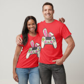 Video Game Easter Bunny Gaming Controller Gamer Bo T-Shirt (Unisex)
