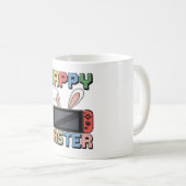 Video Game Easter Bunny Gaming Controller Gamer Kaffeetasse (VorderseiteRechts)