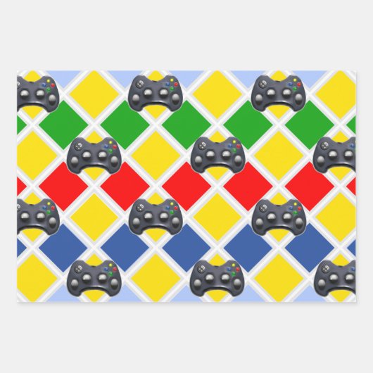 Video Game Gamer Geschenkpapier-Blätter Geschenkpapier Set (Vorderseite 2)